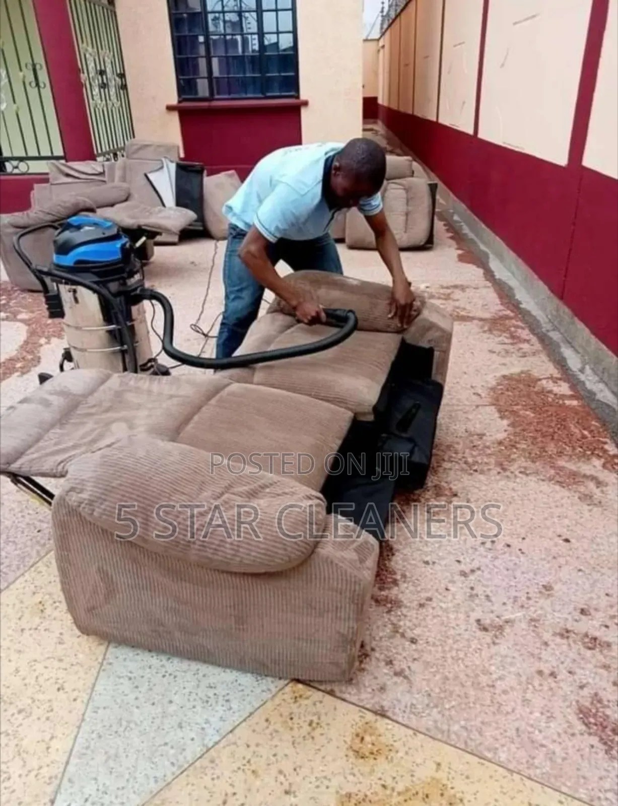 L Shape Sofa Cleaning