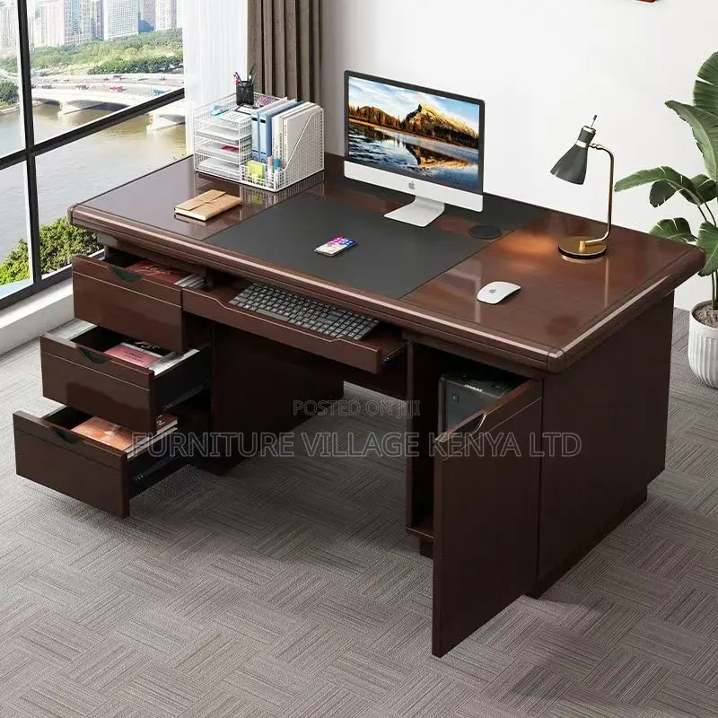 Office Desk ; 1.2 Meter Executive Office Desk With Drawers
