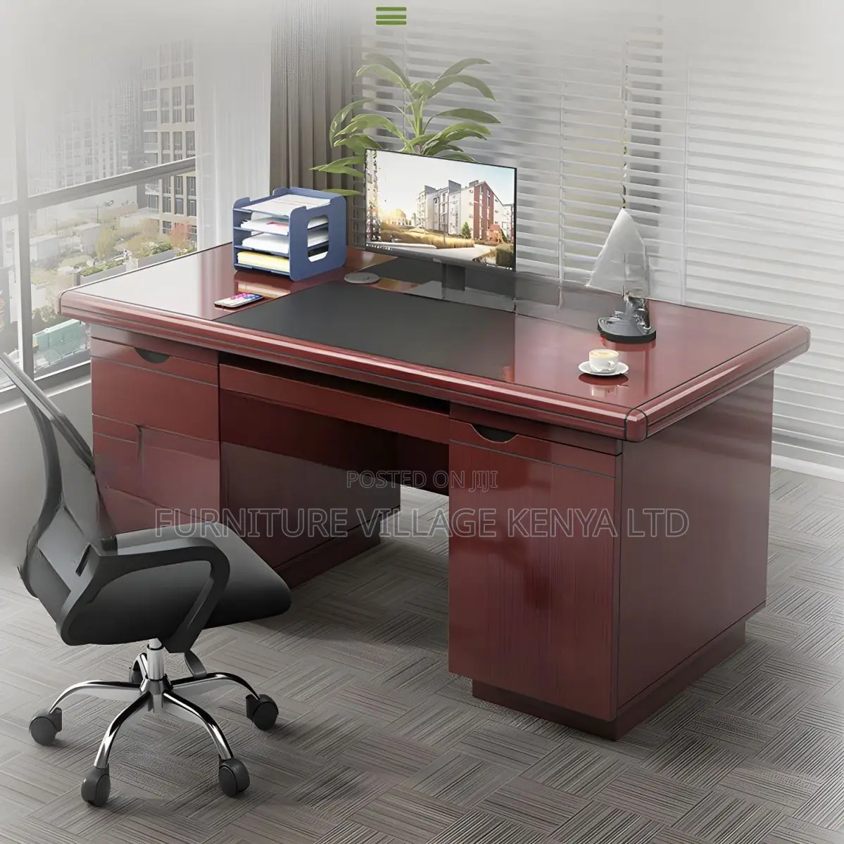 Office Desk ; 1.2 Meter Executive Office Desk With Drawers