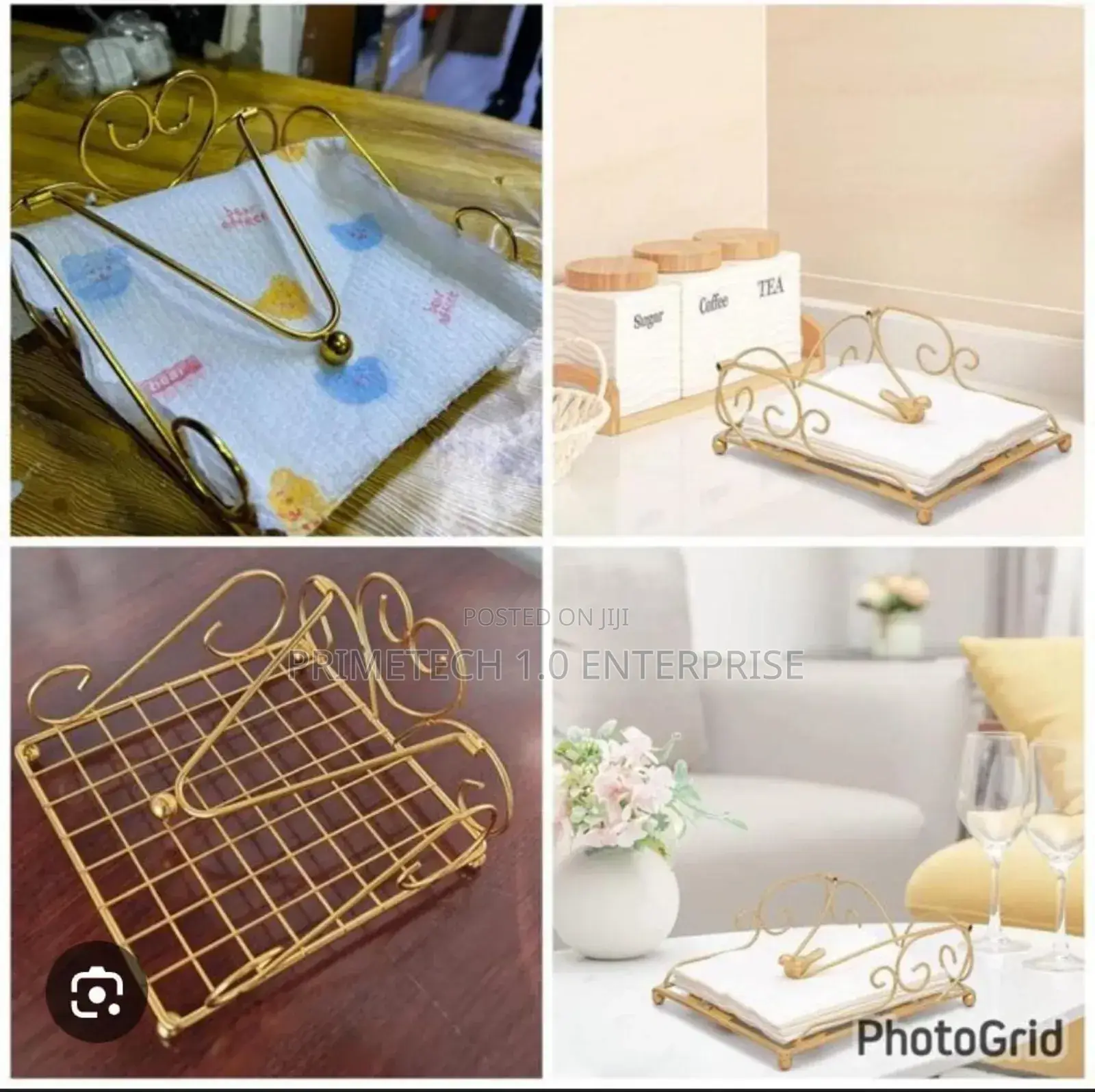 Metallic Saviette Holder