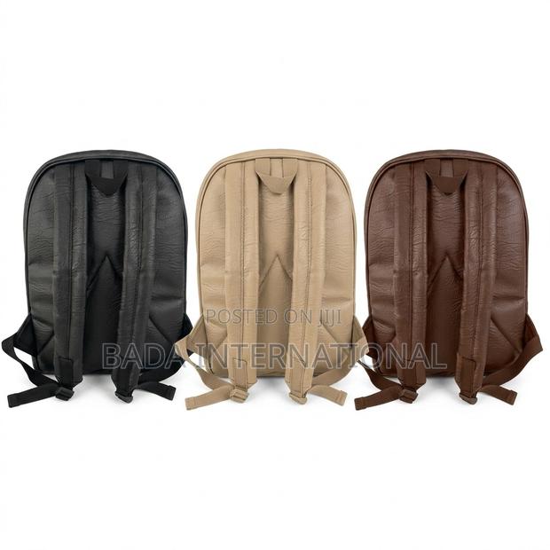 J.Aly Premium Textured Laptop Backpack –Durable Black Everyday Bag - thumbnail 4