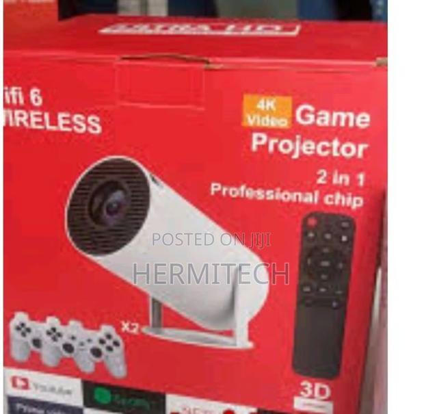 Ultra Hd Gaming Projector White Wifi Smart Portable Projector - main view