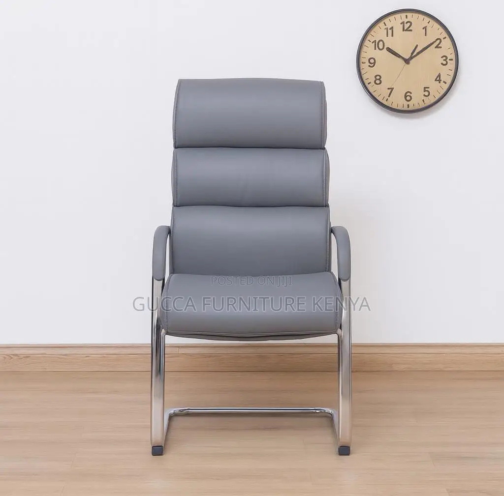 Leather Upholstered Executive Visitor Chair