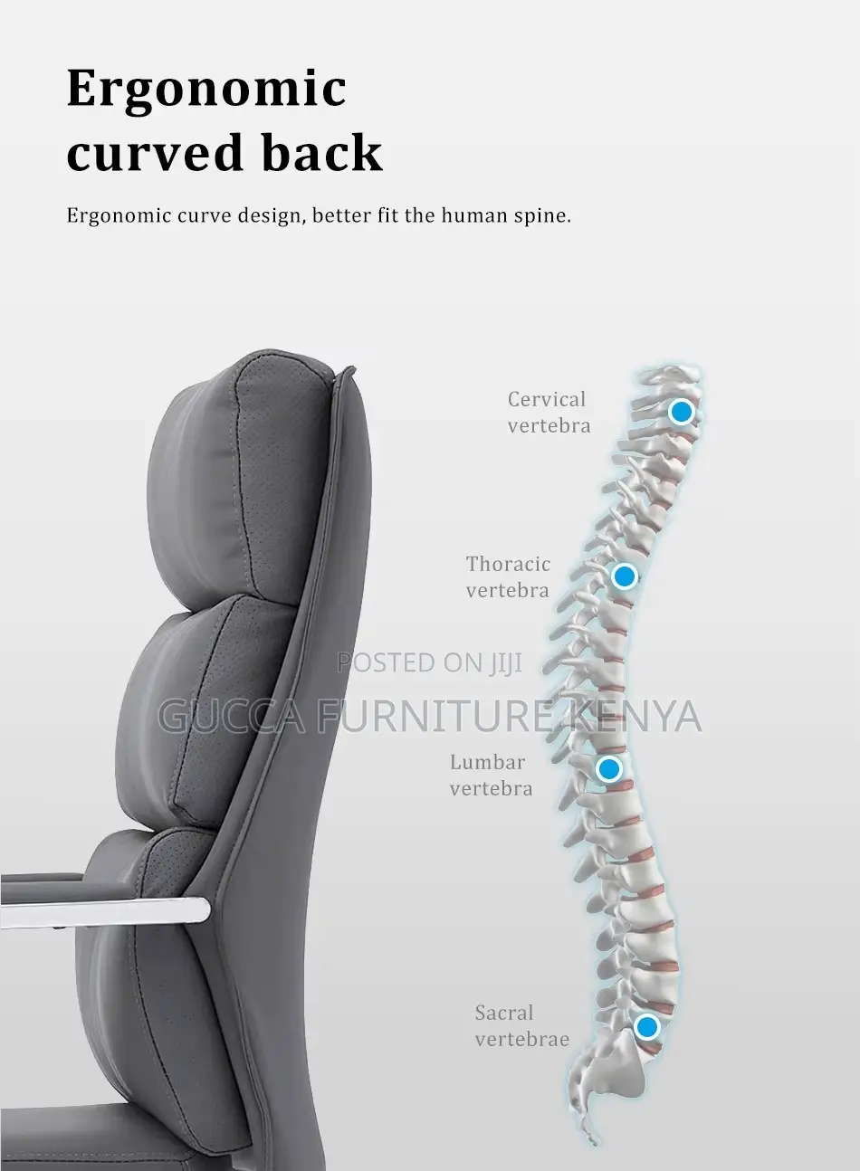 Leather Upholstered Executive Visitor Chair