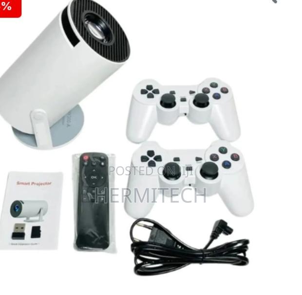 Ultra Hd Gaming Projector White Wifi Smart Portable Projector - thumbnail 3