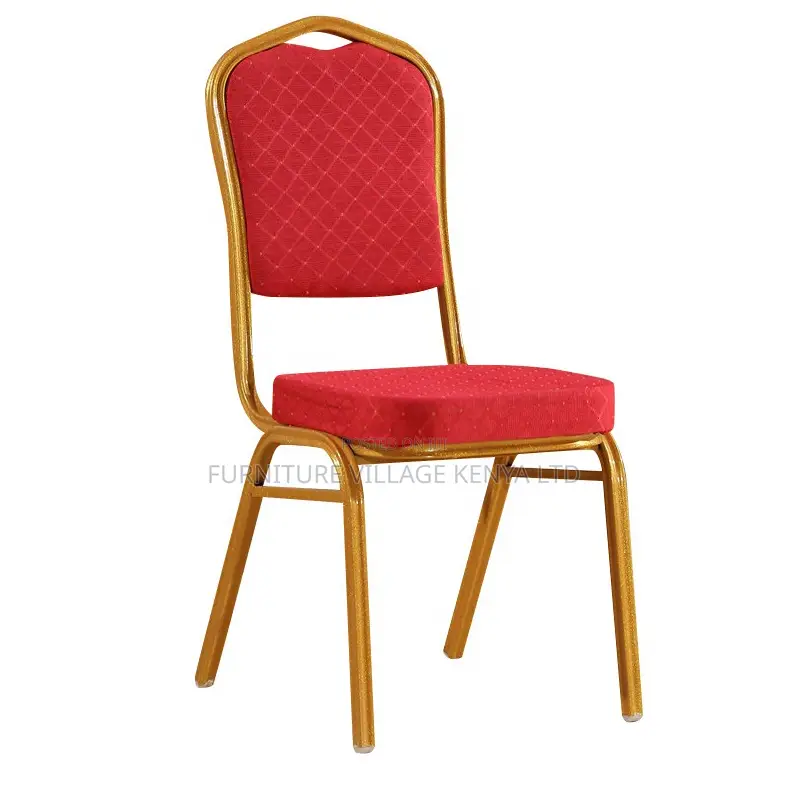 Office Chair; Red/Blue Banquet Conference Office Chair