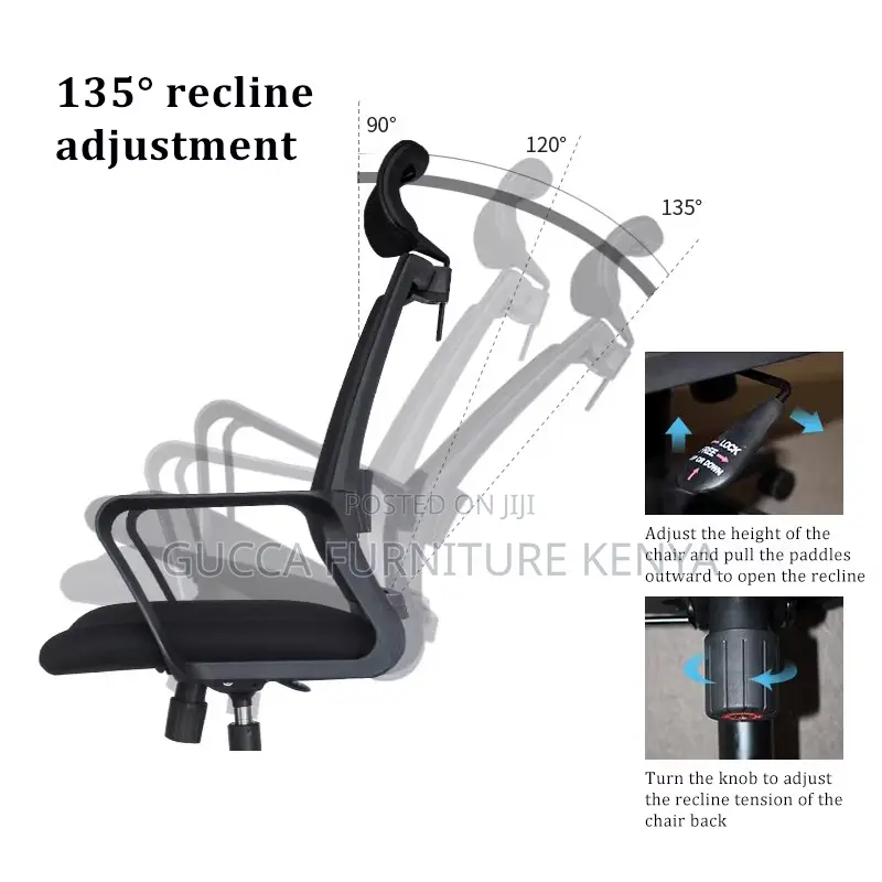 Ergonomic Mesh High-back Study Chair