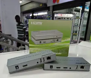 120m Hdmi Extender Kvm, Supports Usb Mouse