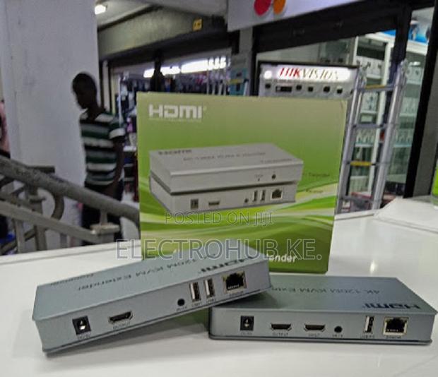 120m Hdmi Extender Kvm, Supports Usb Mouse