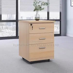 Office Cabinet; 3-drawer Wooden Office File Cabinet