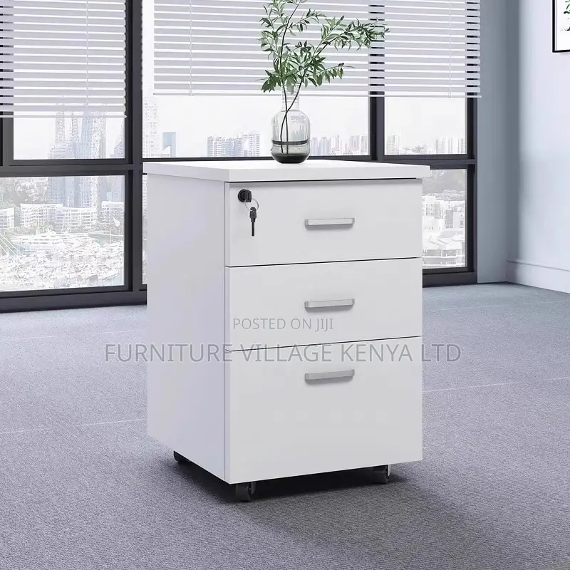 Office Cabinet; 3-drawer Wooden Office File Cabinet