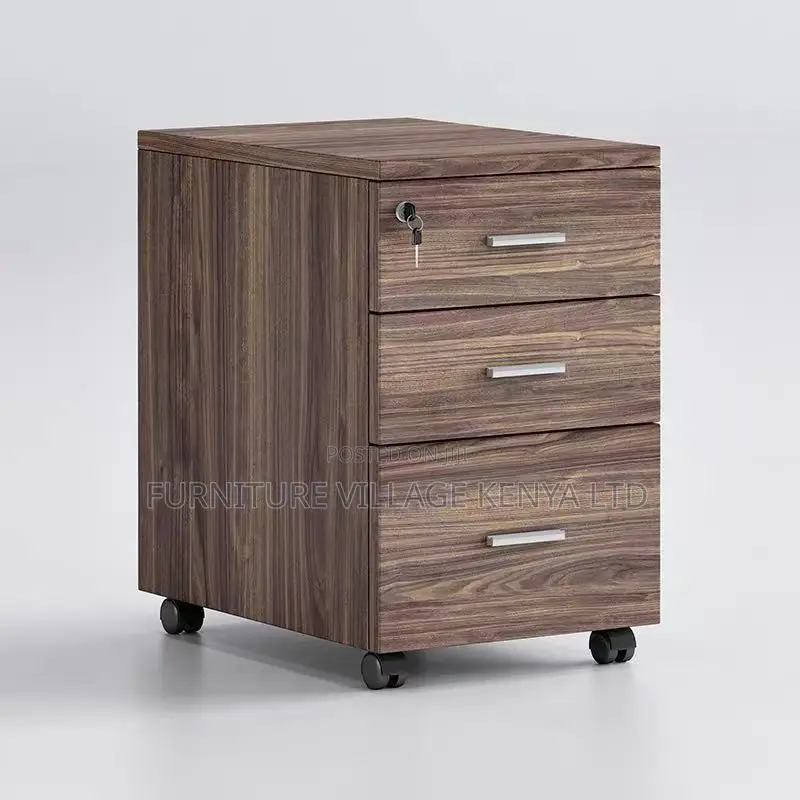 Office Cabinet; 3-drawer Wooden Office File Cabinet