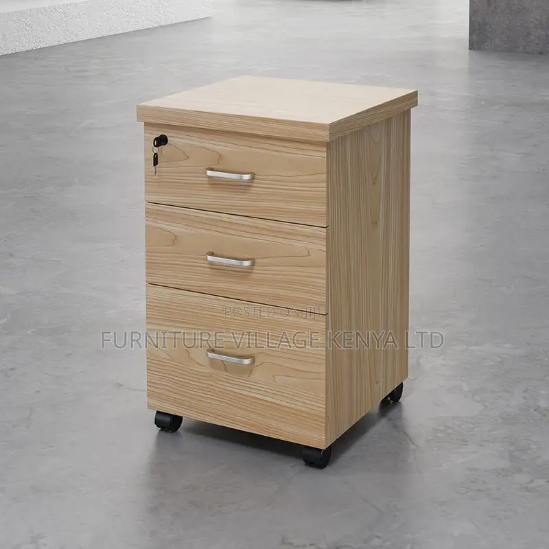 Office Cabinet; 3-drawer Wooden Office File Cabinet