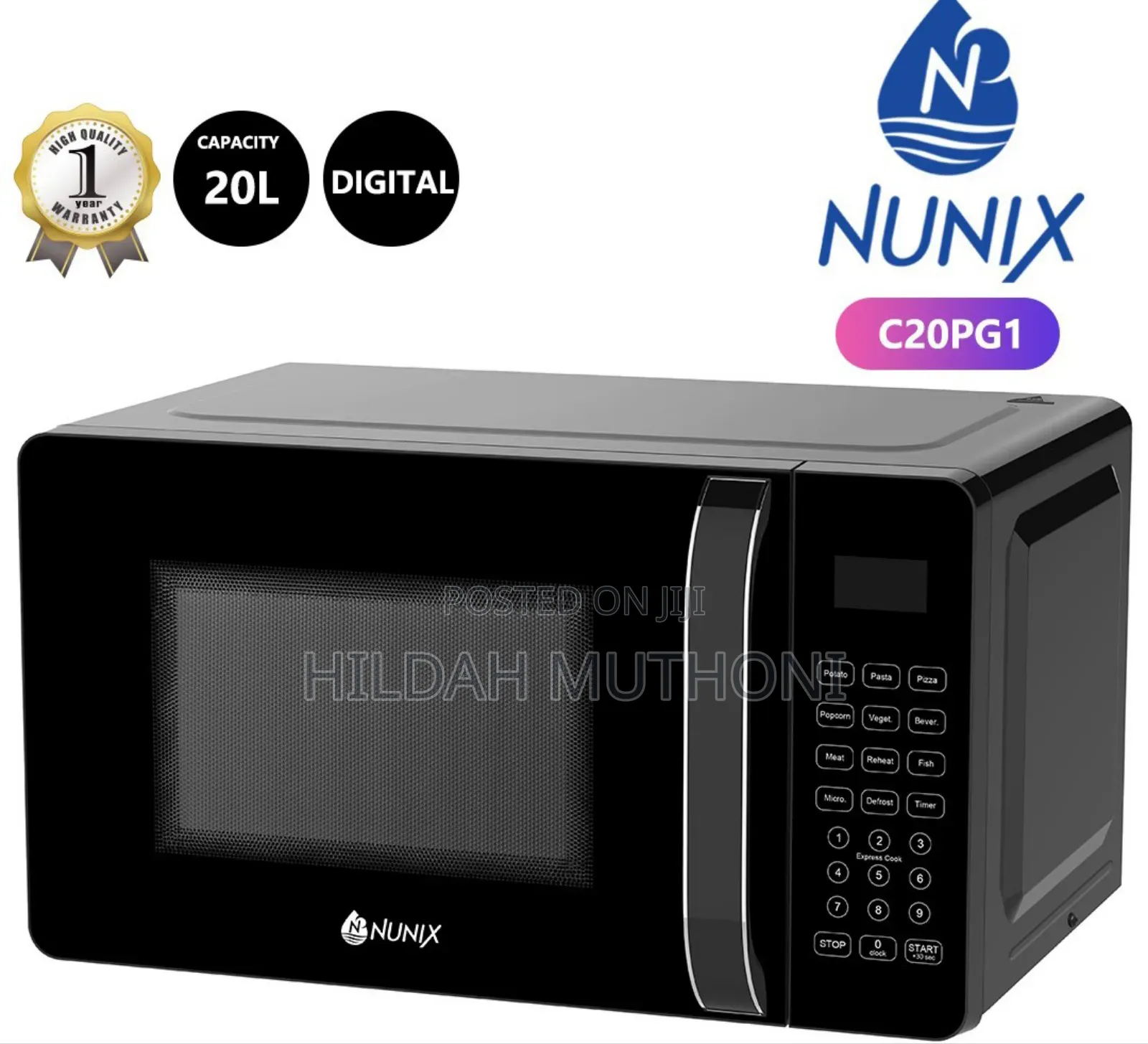 Nunix 20 LTRS Digital Microwave