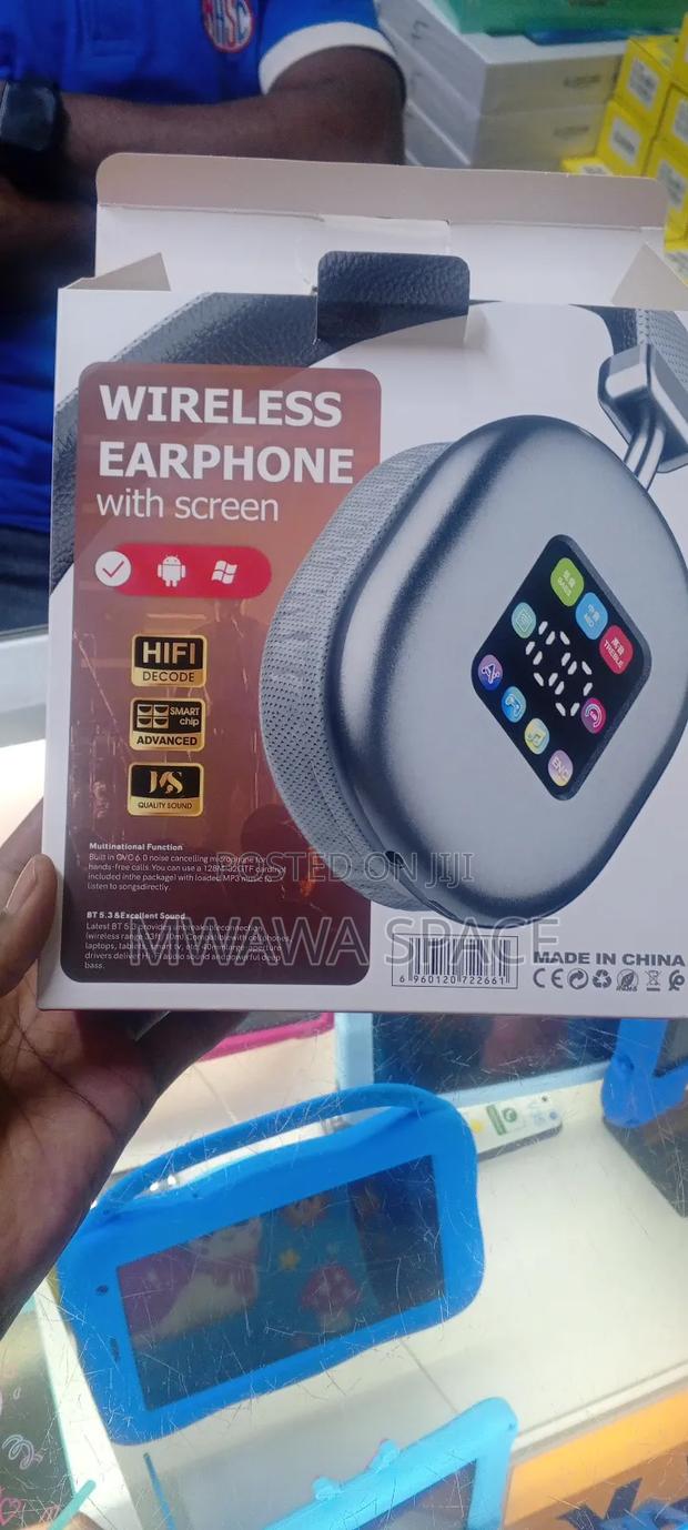 Hifi Stereo Wireless Headphones With Smart Screen - thumbnail 4