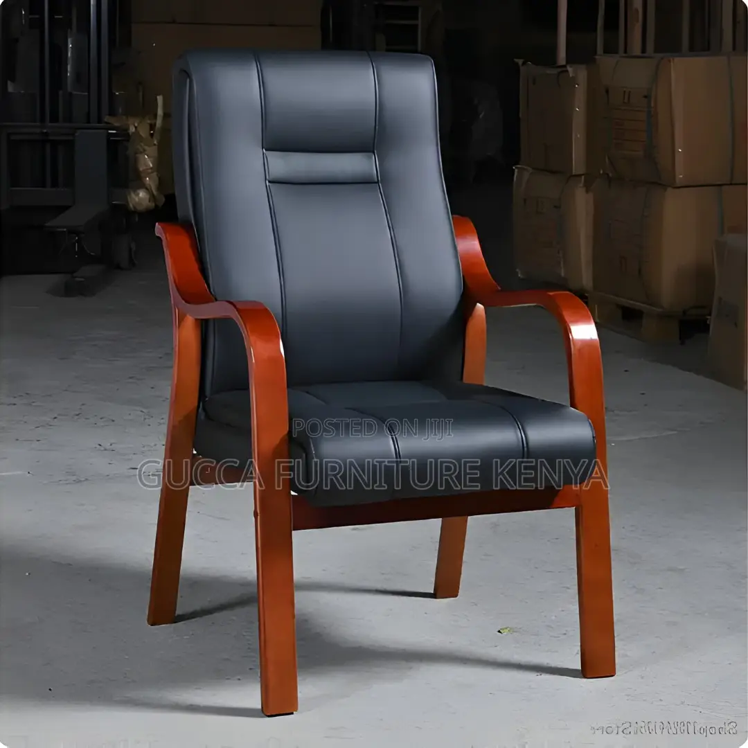 Leather Executive Reception Visitor Chair