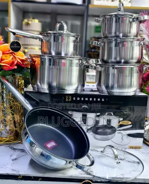 12pcs Edenberg Stainless Cookware 