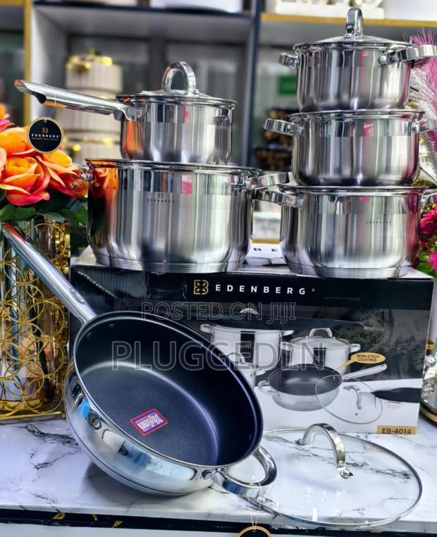12pcs Edenberg Stainless Cookware  - main view