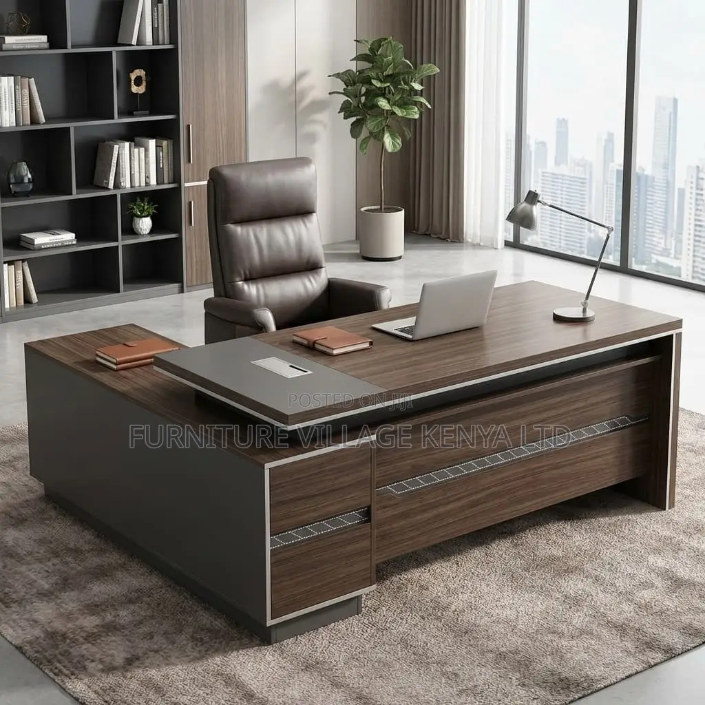 Office Desk ; 1.8 Meter L-shaped Executive Office Desk