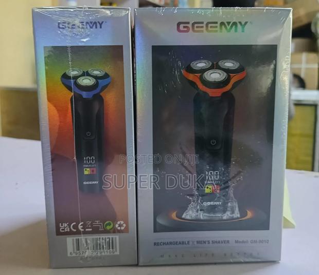 Geemy Gm-9010, Rechargeable Men's Rotary Shaver.