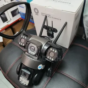 Easy to Install Achieve Real Time Remote Viewing CCTV Triple Lens 4g