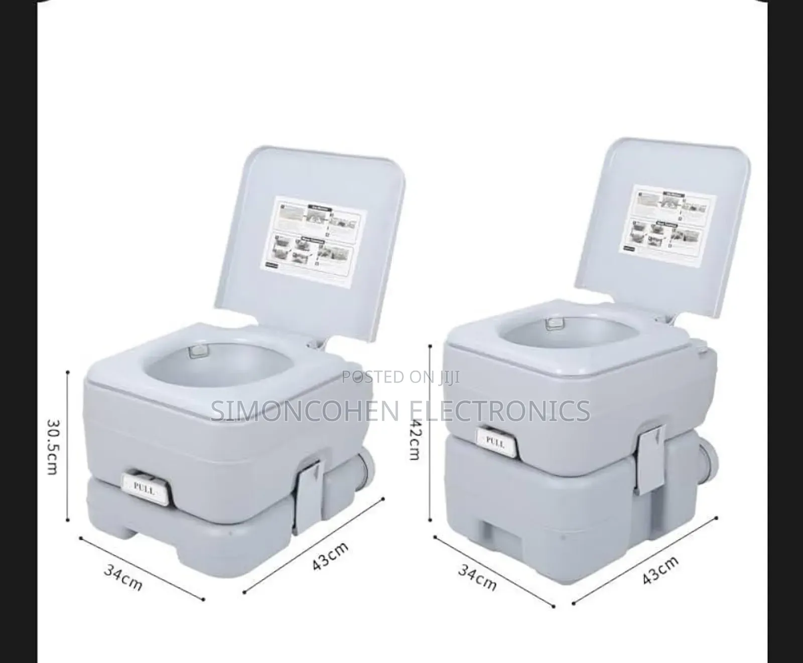 20l Portable Toilet With Flushing