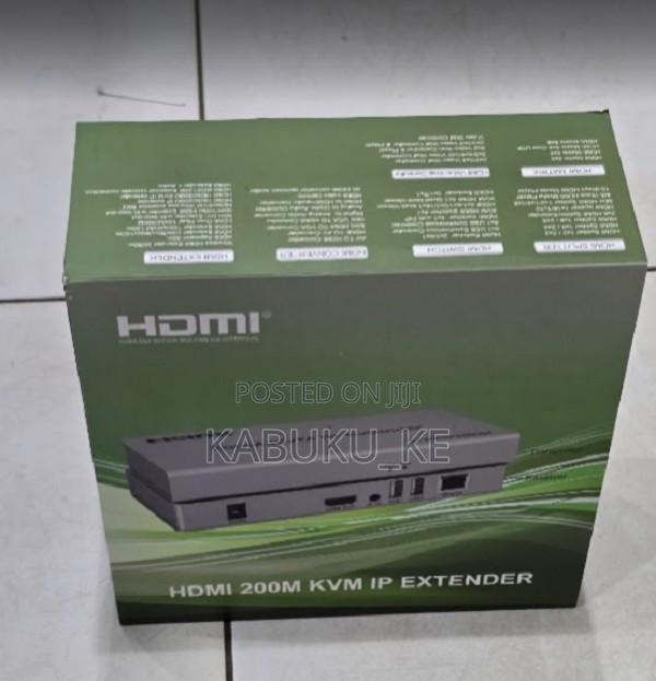 4k 120m Hdmi Kvm Extender Over Cat 6 With Usb Mouse