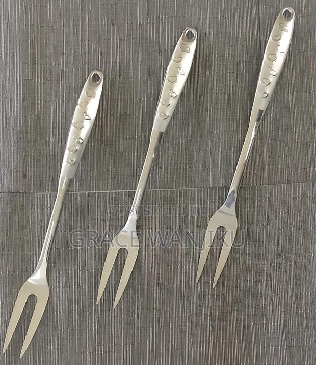 *Love Handle Stainless Steel Silver Serving Spoon* - thumbnail 2