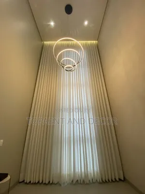 Long Stairs Window Sheer Curtains for Daytime Light Management