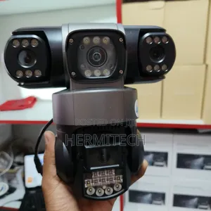 Triple Lens 4g Electric Model CCTV With Two Way Audio System