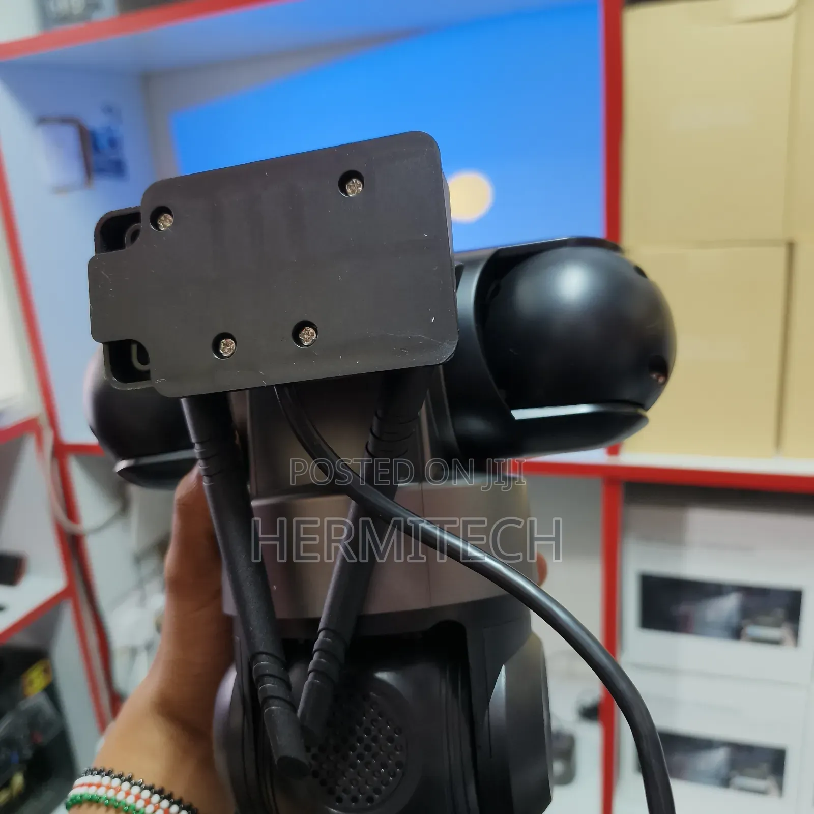 Triple Lens 4g Electric Model CCTV With Two Way Audio System