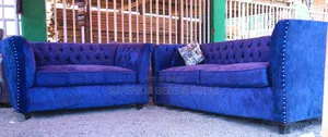 Blue Sofa Set 3 Seater + 2 Seater