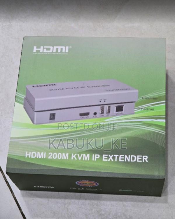 200m Kvm Hdmi Extender Over Ethernet Cable With Usb Ports For Mouse