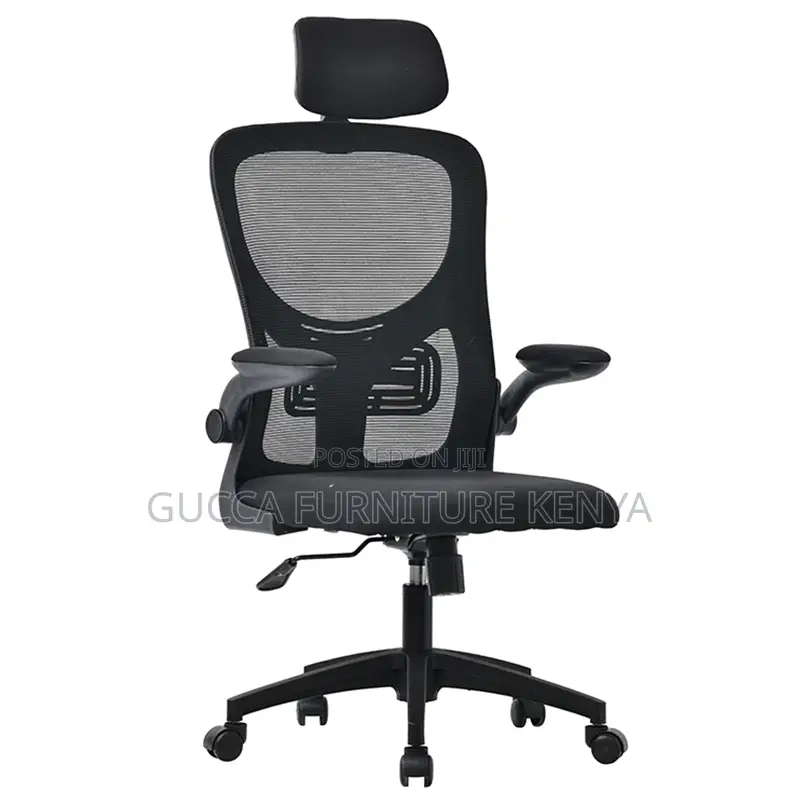Ergonomic Mesh Office Chair With Flip Armrest