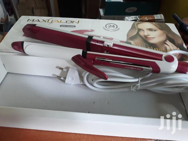 3 In 1 Professional Hair Curler, Tong And Flat Iron