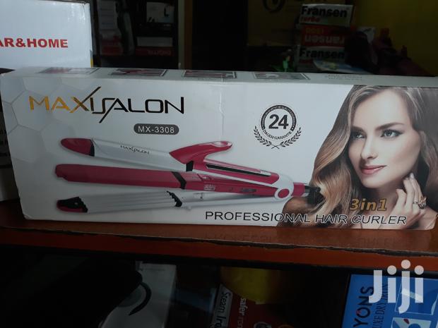 3 In 1 Professional Hair Curler, Tong And Flat Iron - thumbnail 2