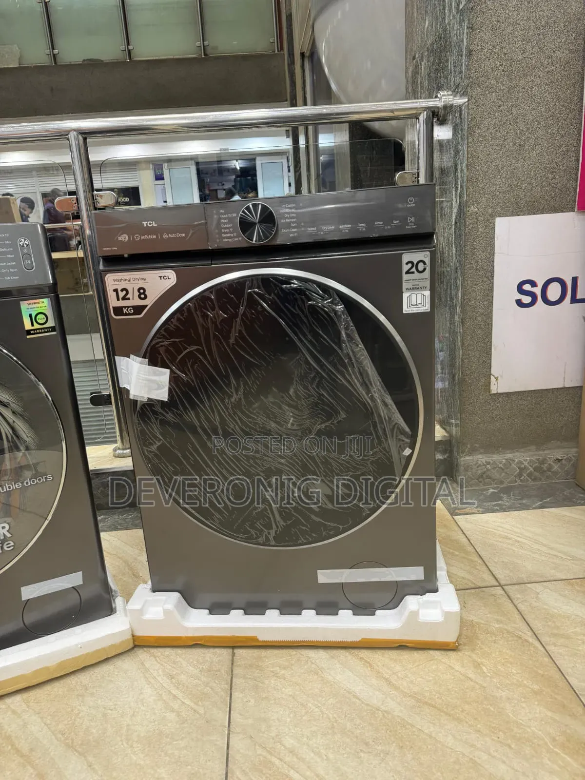 TCL 12kg/8 Wash and Dry Washing Machine
