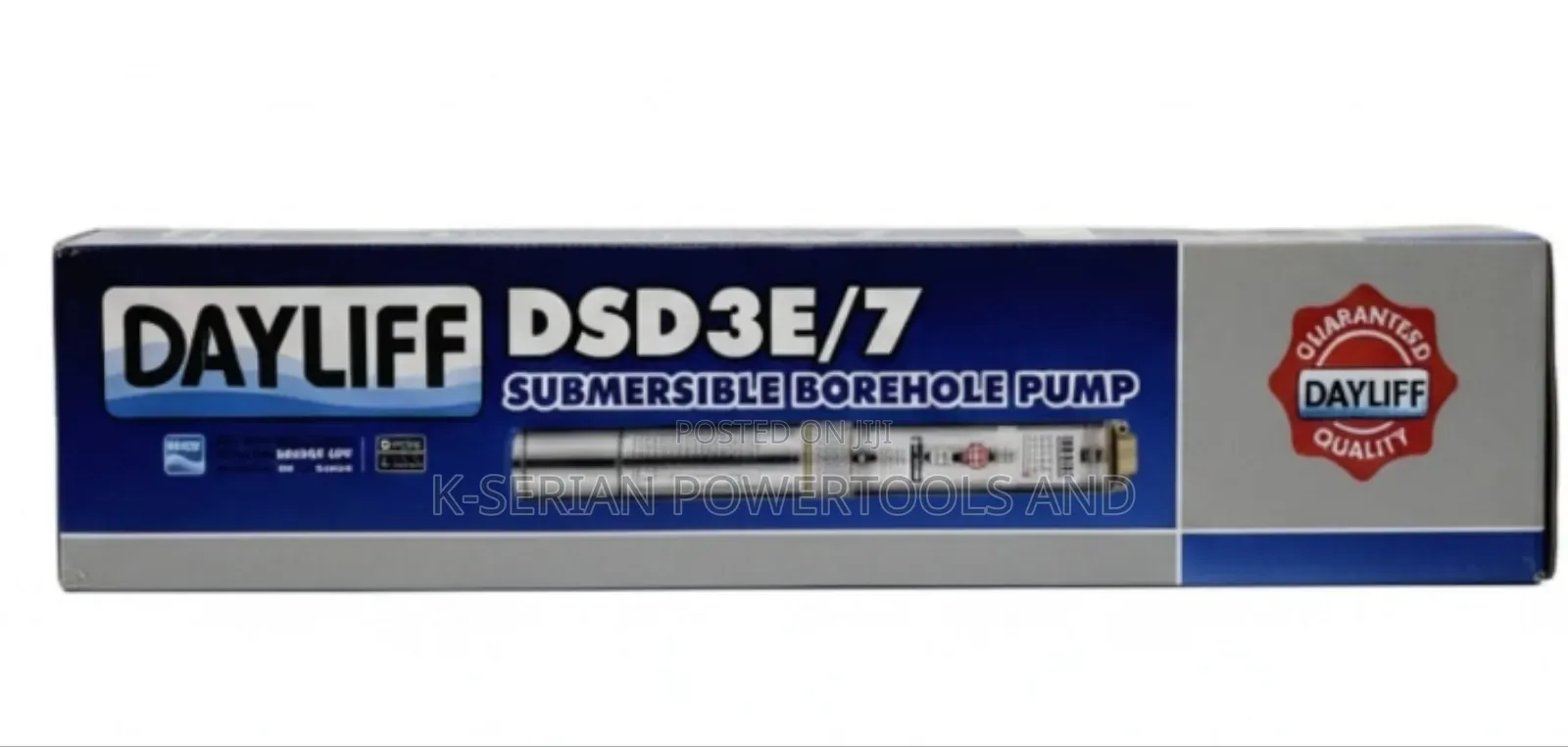Dayliff 0.5hp Submersible Borehole Pump/0.5hp Borehole Water Pump