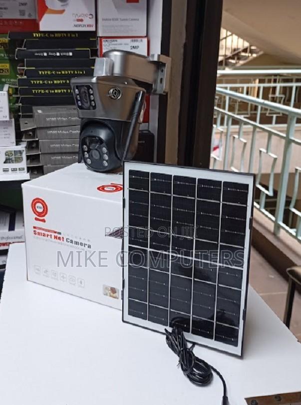 V380 Pro App 12mp 4g PTZ Rotating Dual Lens Solar Camera - main view