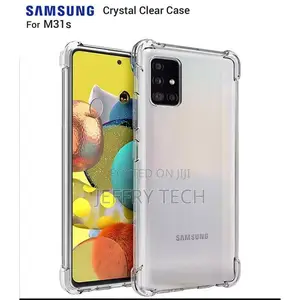 Mikior Samsung Galaxy M31s Soft Crystal Clear Transparent Phone Case