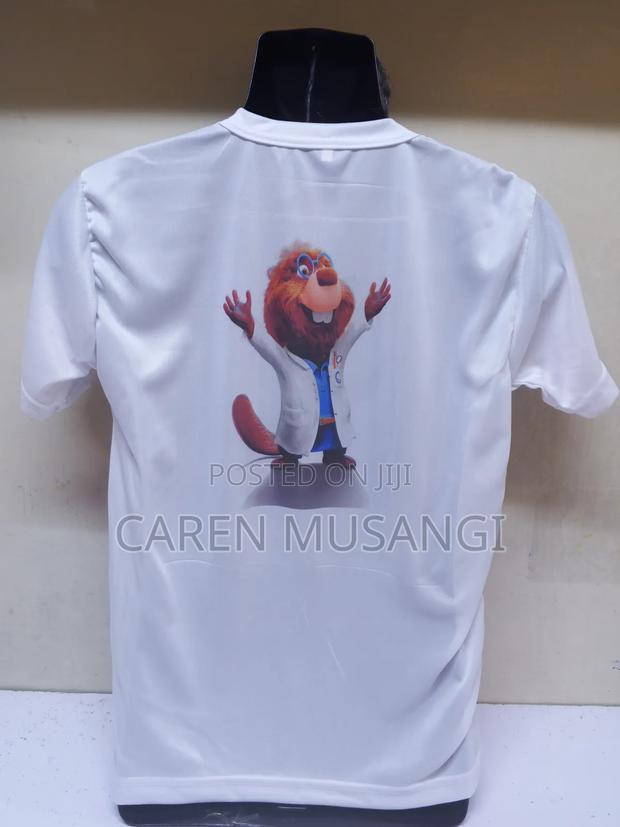 Polyester Round Neck T-Shirts - thumbnail 3