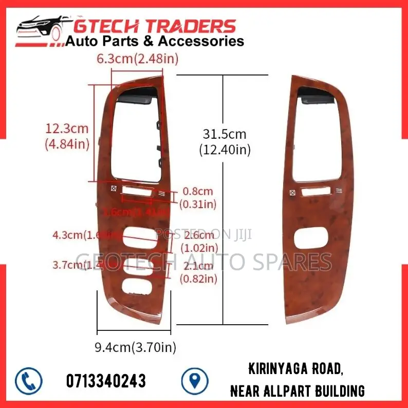 Land Cruiser Prado Fj100 Dashboard Ac Air Vent Cover Panel