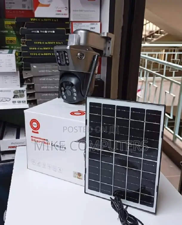 Two Way Audio Communication Talk 12mp 4g PTZ Dual Lens Solar Camera