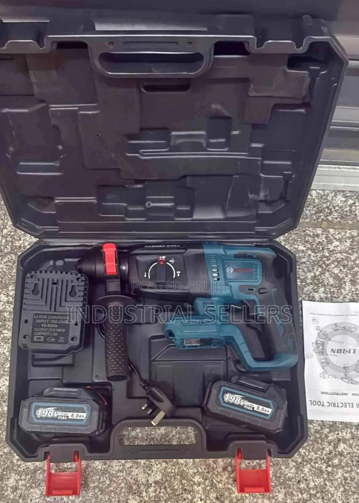 Most Convenient Bosch Cordless Rotary Hammer 198 Volts