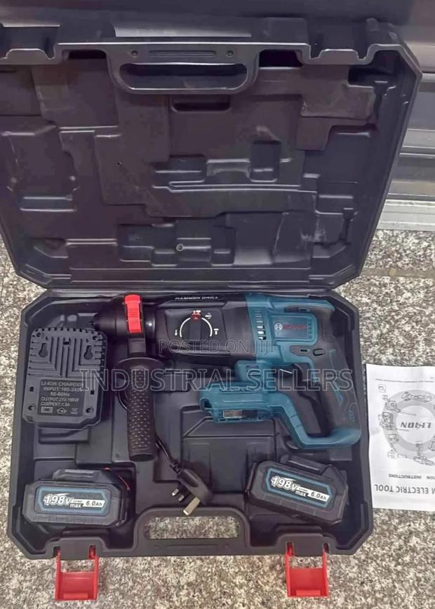 Most Convenient Bosch Cordless Rotary Hammer 198 Volts