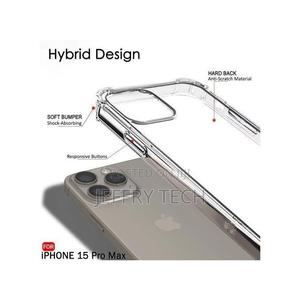 Fynix Crystal Clear Hard Pc Case for iPhone 15 Pro Max - thumbnail 2