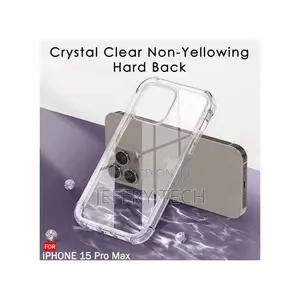 Fynix Crystal Clear Hard Pc Case for iPhone 15 Pro Max