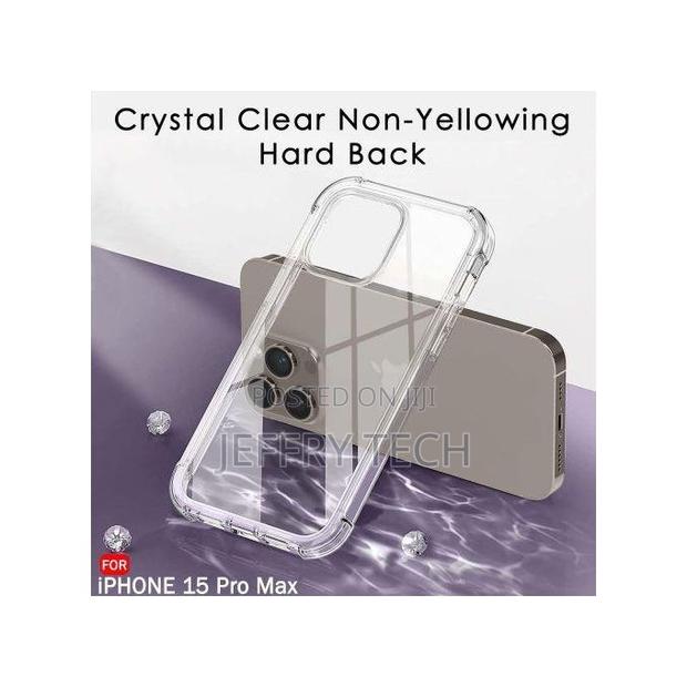 Fynix Crystal Clear Hard Pc Case for iPhone 15 Pro Max - thumbnail 3