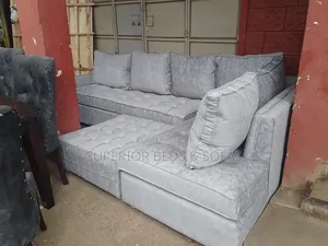 L -Shape Sofa 6 Seater + Ottoman