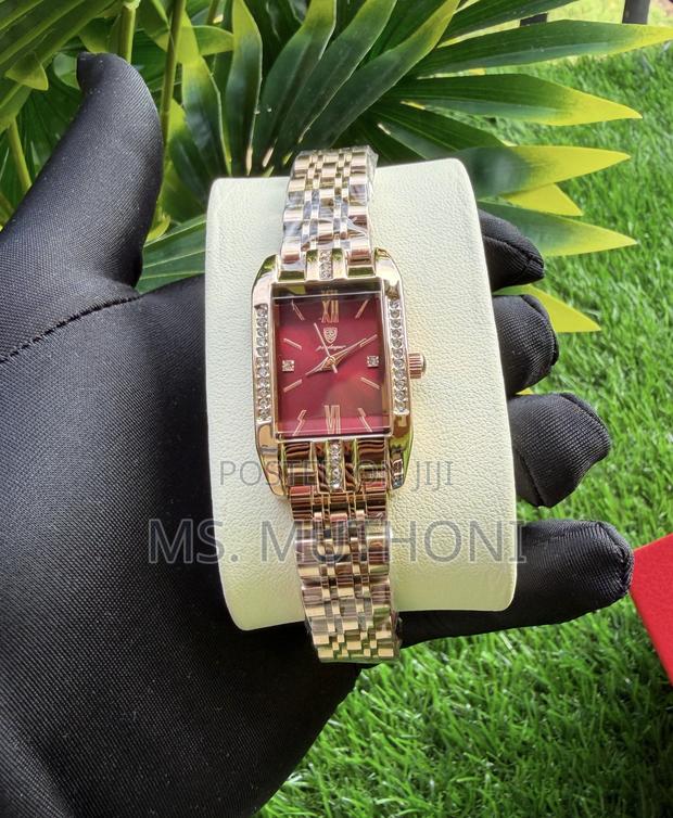  Ladies Gold Coated Wrist Watch 